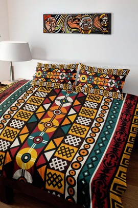 African Ethnic Bedding Sets Duvet and Pillow Covers (MORE SIZES AVAILABLE)