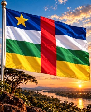 Drapeau Centrafrique