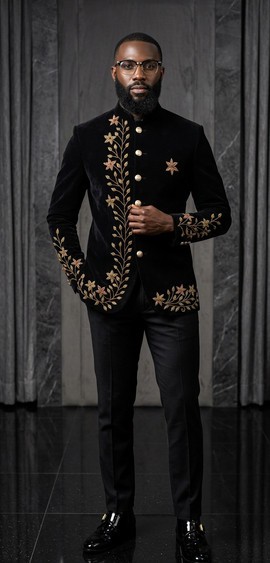 Safari Embroidered suit