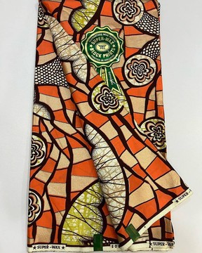 Original Premium Super Wax Vlisco Hollandais fabric/ Dutch Wax/ Hollandais Wax