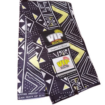 Tissu pagne Ndop Cameroun en coton léger 2 yards