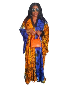 Lulu, robe longue boubou élégante pour femme africaine, pour mariages/occasions spéciales