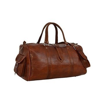 Genuine Leather Travel Bag Handmade in Morocco