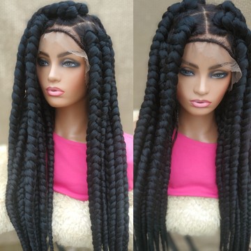Jumbo braids, lace wig 30inches
