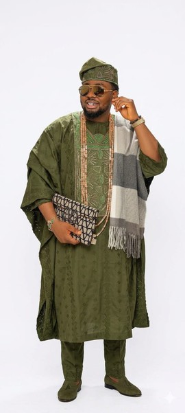 Classic Agbada with kaftan and trouser