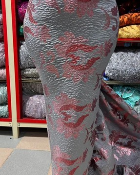 Damask for women, women lace fabric (5 yards )