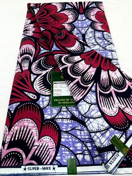Original VLISCO Super Wax fabric/ Dutch Wax/ Hollandais Wax