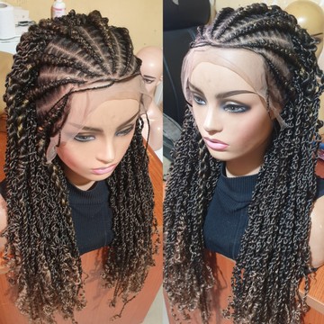 26inches locs on frontal passion  twist wig