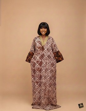 Robe maxi longue jusqu’au sol Olajumoke