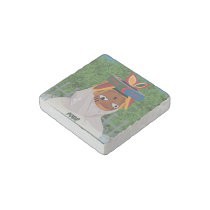 Stone Fridge Magnet Bénin masque Guèlèdè