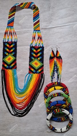 Collier de perles, collier femme, tour de cou Maasai, collier de perles africaines, collier moderne