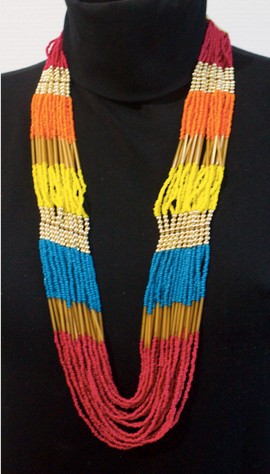 Long necklace "Annette Mbaye d'Erneville"