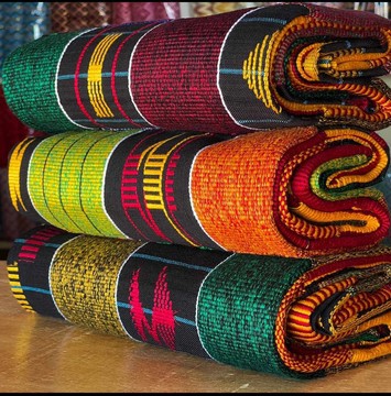 African kente/ Ashanti Bonwire Kente -Hand woven