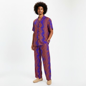 Chemise à manches courtes et pantalon pour homme Kawa