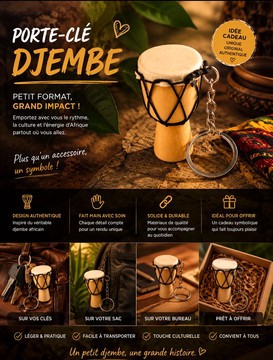 Porte-clés jambé