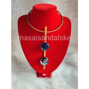 Collier en laiton africain, collier en laiton, collier tribal, collier Boho, collier élégant