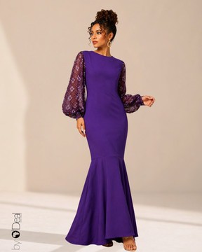 Robe longue épaules dénudées