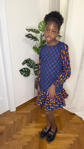 Robe Mariama en wax africain