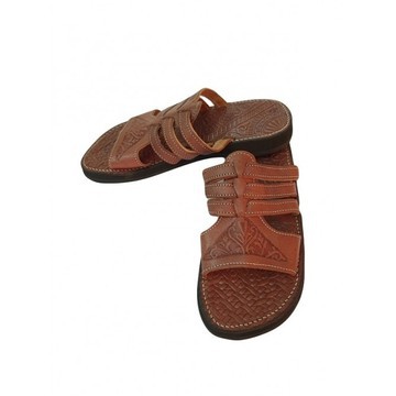 Men's sandal in genuine leather