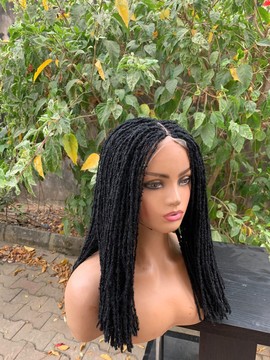 Synthetic dreadlocks, skinny dreadlocks Sister locs Full lace wig,18inches