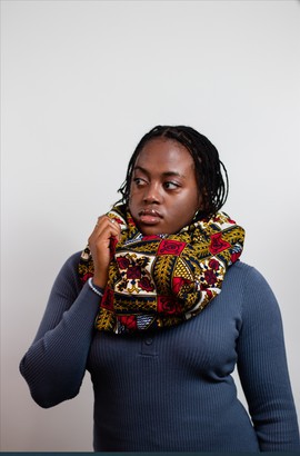 Snood/Infinity Scarf| Ankara Scarf| African Snood| Female Infinity Scarf| Gifts For Her