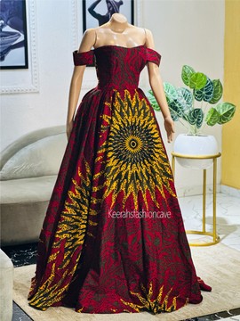 Robe longue imprimée Ankara, robe de bal de bal africaine, vêtements pour femmes Ankara, robes africaines