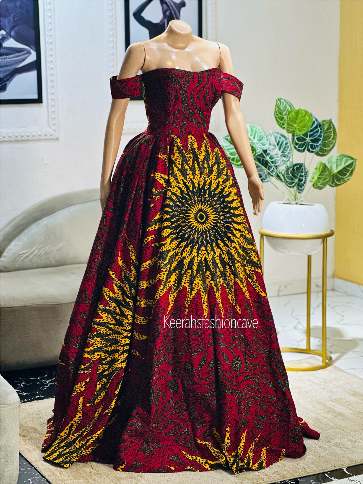 Ankara print long dress,African ball prom dress,Ankara women clothing, - ANKA Ankara print long dress,African ball prom dress,Ankara women clothing, - ANKA