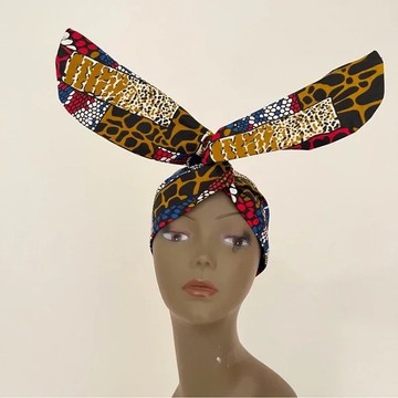 African Print Ankara Handmade Layered Necklace, Earring, and Bracelet Jewelry Set