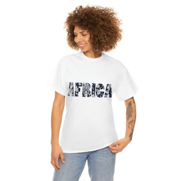 African sign causal style T-shirt