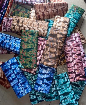 Handmade Batik, Adire 5 yards, African Cotton Batik, Nigerian Tie Dye, Mali Kampala