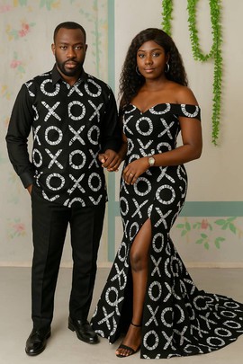 Robe de couple, robe robe unisexe de robe pour hommes et femmes, couples dress