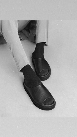 Genuine Leather Unisex Mules