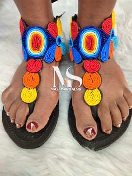 Sandales gladiateur, gladiateurs Massaï, sandales gladiateur à perles Masai, sandales d'été, sandales pour femmes