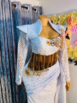 Robe de mariée africaine, robe de soirée, robe corset transparente, robe de mariée traditionnelle