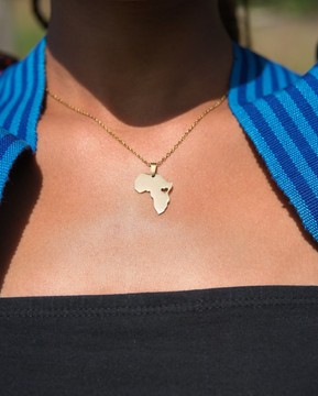 Collier Minimaliste – Cœur d'Afrique