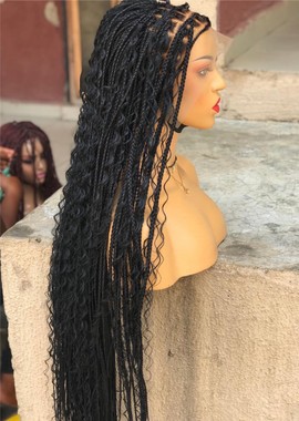 Bohemian braid wig