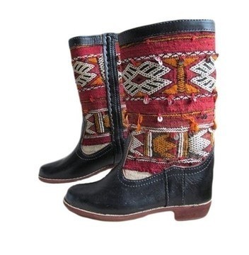 Grande Vente! Bottes en cuir véritable artisanale fait main par des artisans du Maroc