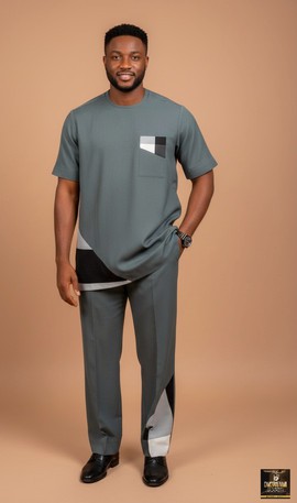 Tunde two-piece kaftan