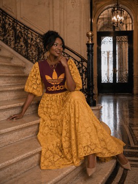 Robe lala jaune