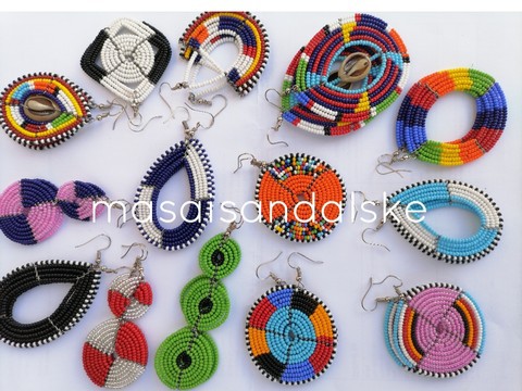 Maasai earrings / Wholesale maasai strings / Handmade earrings for women