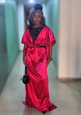 Temi Empire-Style Luxe Woman Dress For Weddings/Special occasions/Plus Size