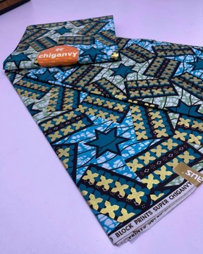Ankara Wax Fabric 6 yards/African Fashion/ African fabric/ African dress