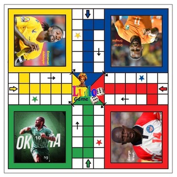 Ludo Jeu personnalisé football Africain