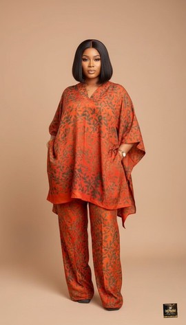 Ensemble deux pièces en batik Jomiloju