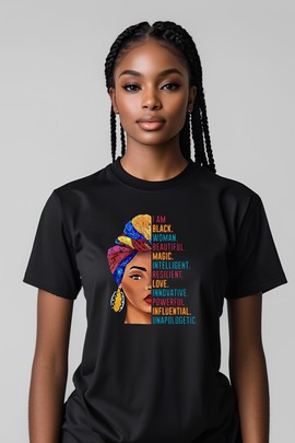 T-shirt - I am Black Woman