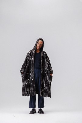 Wealth Hooded Bogolan Cloak (Pre-Order)
