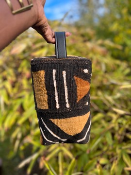 Large Bogolan Toiletry Bag