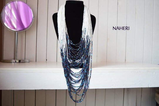 African Maasai Beaded Necklace | African Jewelry | Tribal Necklace