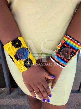 African beaded bracelet , wrist watch beaded bracelets , Beaded bracelets