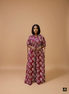 African Made Batik Jumpsuit